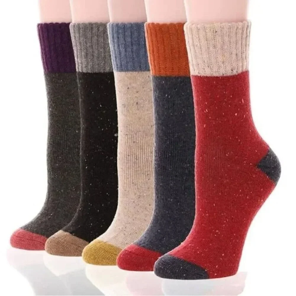 Warm wool winter socks